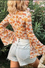 Floral Print Mesh T Shirt for Women