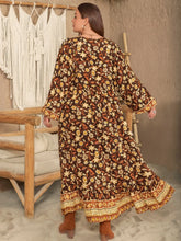 Floral Print Viscose Maxi Dress