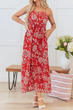 Floral Printed Spaghetti Strap Empire Waist Maxi Dress Woman Maxi Dress