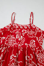 Floral Printed Spaghetti Strap Empire Waist Maxi Dress Woman Maxi Dress