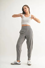 Flowbarrel High Waist Active Jogger Pants for Women Gray