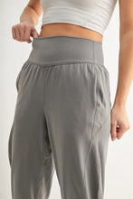Flowbarrel High Waist Active Jogger Pants for Women Gray
