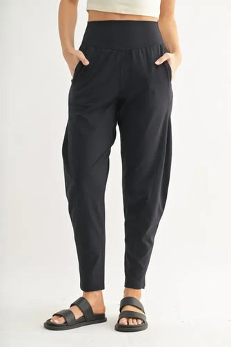 Flowbarrel High Waist Active Pants for Women Black Athletic Leggings BLACK Woman Leggings