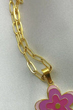 Flower Pendant Stainless Steel Necklace Necklaces