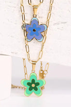 Flower Pendant Stainless Steel Necklace Necklaces