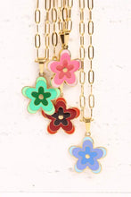 Flower Pendant Stainless Steel Necklace Necklaces