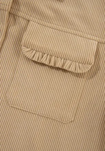 Frill Button Up Long Sleeve Shacket Woman Outerwear