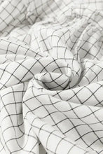 Frill Plaid Notched Balloon Sleeve Mini Dress Woman Casual Dress