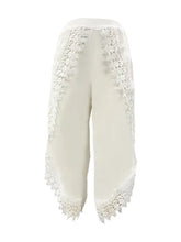 Full Size Lace Detail Wide Leg Pants Plus Size Woman Pants