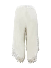 Full Size Lace Detail Wide Leg Pants Plus Size Woman Pants