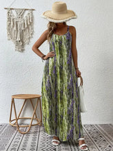 Full Size Printed Scoop Neck Maxi Cami Dress Woman Maxi Dress