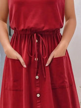 Full Size Round Neck Sleeveless Tank Dress Plus Size Casual Dresses