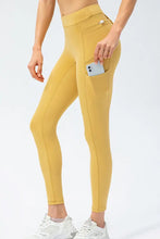 Full Size Slim Fit High Waist Long Sports Pants with Pockets Woman Leggings