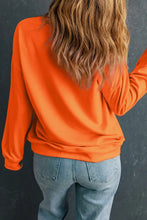 GAME DAY Round Neck Long Sleeve Sweatshirt Woman Sweatshirts