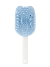 Spazzola delicata in silicone per rimuovere i peli degli animali con setole in silicone a forma di orecchie di gatto
