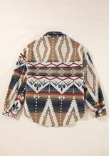 Geometric Half Button Long Sleeve Sweatshirt Woman Sweatshirts