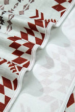 Geometric Open Front Long Sleeve Cover Up Woman Outerwear