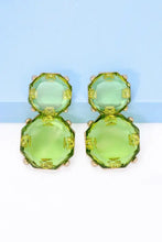 Geometrical Shape Zinc Alloy Frame Dangle Earrings Earrings