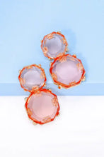 Geometrical Shape Zinc Alloy Frame Dangle Earrings Earrings