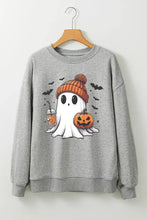 Ghost Round Neck Long Sleeve Sweatshirt Woman Sweatshirts