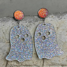 Ghost Shape Acrylic Dangle Earrings Style B One Size Earrings