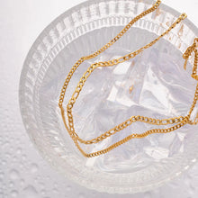 Gold Layered Necklaces Stainless Steel Fashion Jewelry