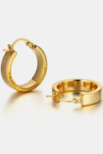 Gold-Plated Brass Huggie Earrings Earrings