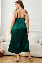 Gold Satin V-Neck Slip Dress for Women Sleeveless Minimalist Style