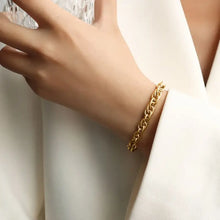 Titanstahl-Kettenarmband Gold Einheitsgröße Armbänder