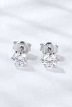 Good Days Ahead Moissanite Stud Earrings with Round Diamond Cuts
