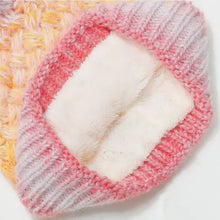 Gradient Knit Hat with Pompom Hats