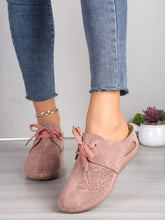 Gray and Black Suede Women’s Mule and Lace-Up Loafers Pink