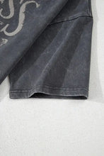 Gray Butterfly Graphic Cotton T-Shirt for Women Woman T Shirts