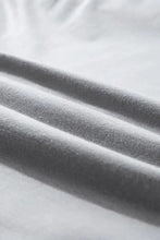 Gray Distressed T-Shirt with Leopard Print Star Design for Women Woman T Shirts