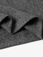 Gray Heathered Short Sleeve T-Shirt with Colorful Text for Women