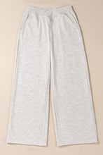 Gray High-Waisted Wide-Leg Sweatpants for Women
