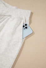 Gray High-Waisted Wide-Leg Sweatpants for Women Woman Leggings