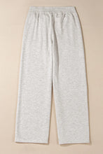 Gray High-Waisted Wide-Leg Sweatpants for Women