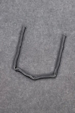 Gray Oversized Cotton Pocket T Shirt for Women Woman T Shirts