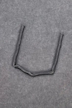 Gray Oversized Cotton Pocket T Shirt for Women Woman T Shirts