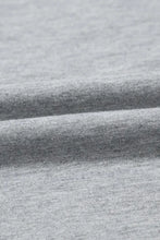 Gray Oversized V-Neck T-Shirt for Women Woman T Shirts