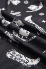 Gray Sheer Cowboy Print Western T-Shirt for Women Woman T Shirts