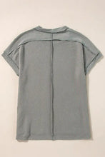 Gray Striped T Shirt with Pink Cowboy Boot Print Woman T Shirts