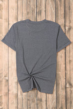 Gray USA Design T-Shirt for Women