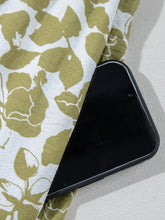 Green and White Floral Tiered Midi Dress Casual Dresses