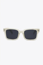 Green and White Patterned Square Sunglasses UV400 Polycarbonate Frame Sunglasses