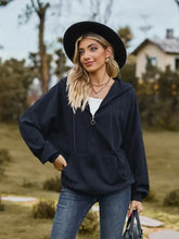 Green Hooded Cardigan with Long Sleeve Length and Zip Closure Woman Outerwear