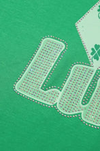 Green Oversized Lucky Graphic T Shirt for Women Woman T Shirts