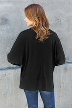 Green Round Neck Long Sleeve Shirt for Women