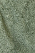 Green Sherpa Jacket and Fleece Pullover Set for Women Woman Outerwear